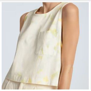 Everlane cropped tie dye pocket tank - NWT